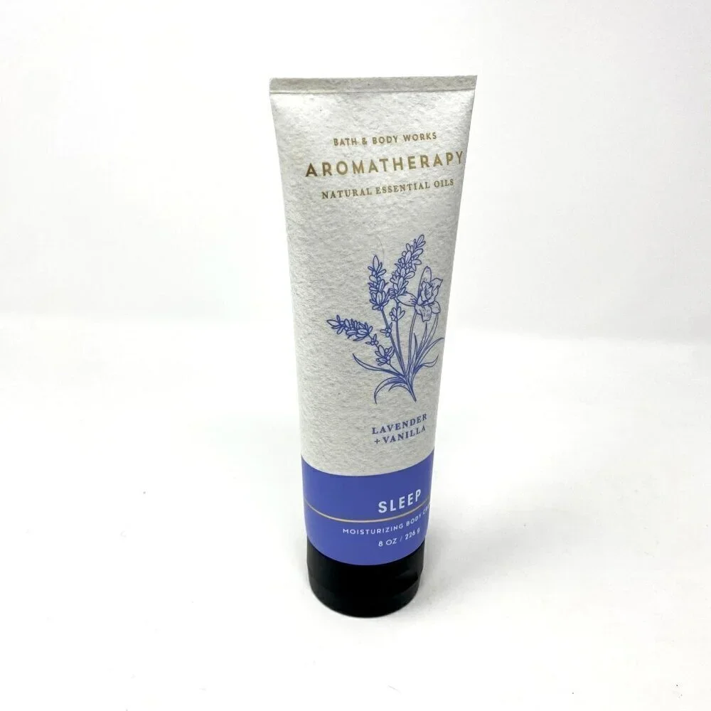 Bath & Body Works Aromatherapy Sleep Lavender Vanilla Body Cream 8 Oz